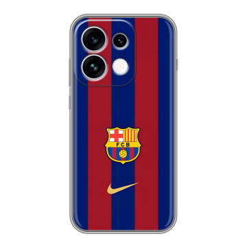 Силиконовый чехол на OPPO Reno16 с принтом Барселона Barcelona Силиконовый чехол на OPPO Reno16 с принтом Барселона Barcelona