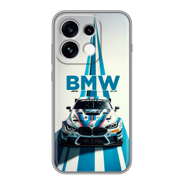 Силиконовый чехол на OPPO Reno16 с принтом БМВ BMW Силиконовый чехол на OPPO Reno16 с принтом БМВ BMW
