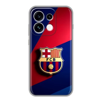Силиконовый чехол на OPPO Reno16 с принтом Барселона Barcelona Силиконовый чехол на OPPO Reno16 с принтом Барселона Barcelona