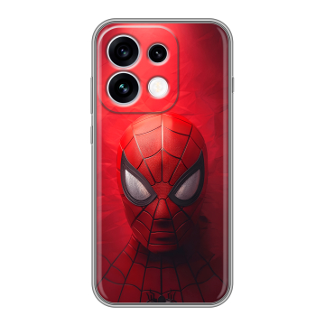 Силиконовый чехол на OPPO Reno16 с принтом Spiderman Человек паук