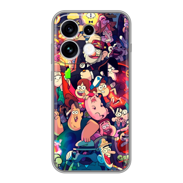 Силиконовый чехол на OPPO Reno16 с принтом Gravity Falls Гравити Фолз Силиконовый чехол на OPPO Reno16 с принтом Gravity Falls Гравити Фолз