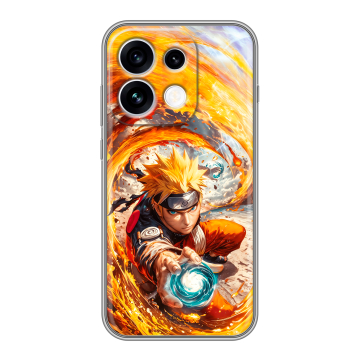 Силиконовый чехол на OPPO Reno16 с принтом Аниме Наруто Naruto