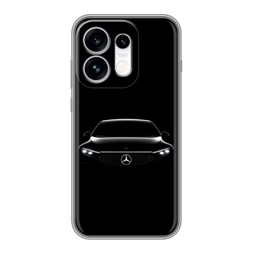 Силиконовый чехол на OPPO Reno16 с принтом Mercedes Мерседес