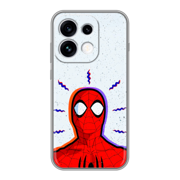 Силиконовый чехол на OPPO Reno16 с принтом Spiderman Человек паук