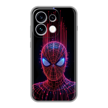 Силиконовый чехол на OPPO Reno16 с принтом Spiderman Человек паук Силиконовый чехол на OPPO Reno16 с принтом Spiderman Человек паук