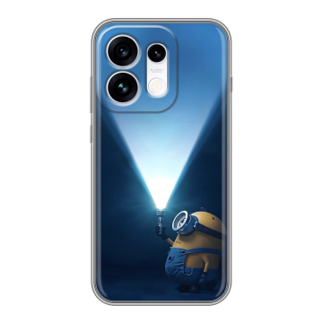 Силиконовый чехол на OPPO Reno16 с принтом Миньоны