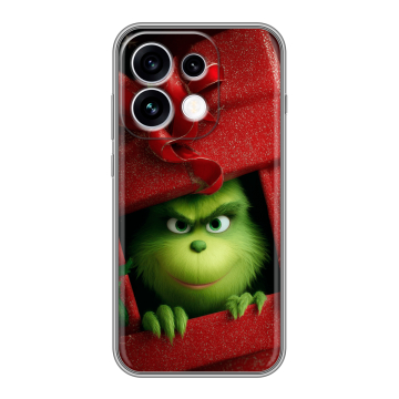 Силиконовый чехол на OPPO Reno16 с принтом Новый год