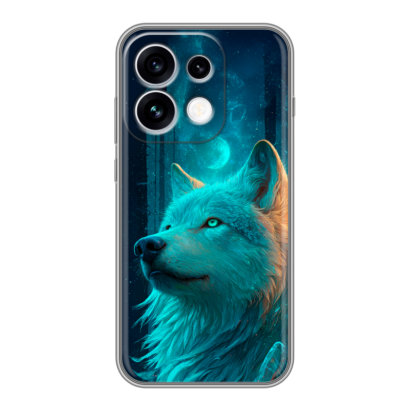 Силиконовый чехол на OPPO Reno16 с принтом бабочки саккура Силиконовый чехол на OPPO Reno16 с принтом бабочки саккура