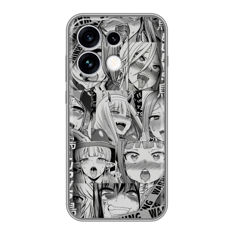 Силиконовый чехол на OPPO Reno16 с принтом Ahegao Ахегао Аниме Силиконовый чехол на OPPO Reno16 с принтом Ahegao Ахегао Аниме