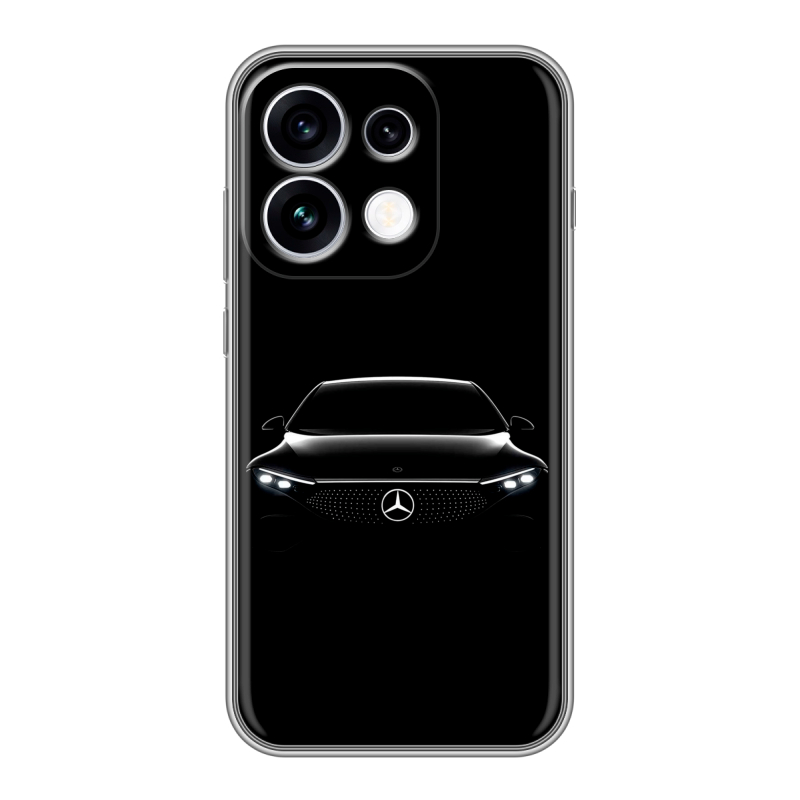 Силиконовый чехол на OPPO Reno16 с принтом Mercedes Мерседес Силиконовый чехол на OPPO Reno16 с принтом Mercedes Мерседес