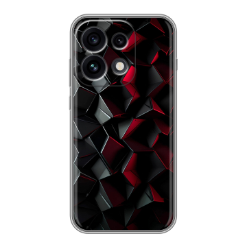 Силиконовый чехол на OPPO Reno 16 Pro с принтом Абстракция