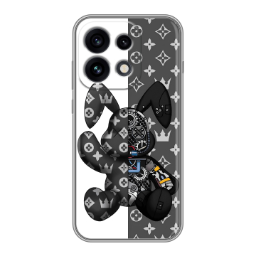 Силиконовый чехол на OPPO Reno 16 Pro с принтом Луи робот