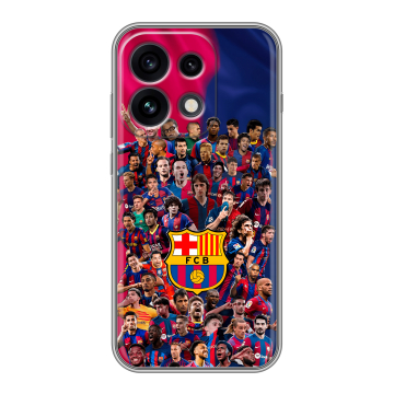 Силиконовый чехол на OPPO Reno 16 Pro с принтом Барселона Barcelona Силиконовый чехол на OPPO Reno 16 Pro с принтом Барселона Barcelona