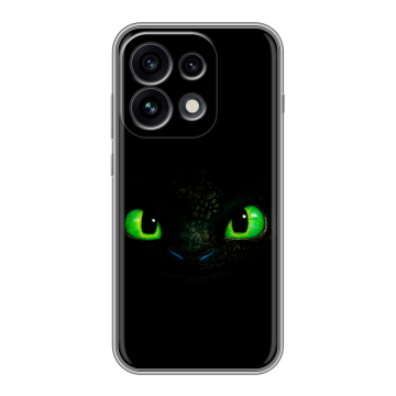 Силиконовый чехол на OPPO Reno 16 Pro с принтом Как приручить дракона