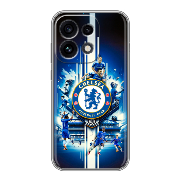 Силиконовый чехол на OPPO Reno 16 Pro с принтом Chelsea Челси