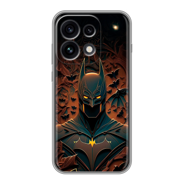 Силиконовый чехол на OPPO Reno 16 Pro с принтом Batman Бэтмен