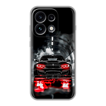 Силиконовый чехол на OPPO Reno 16 Pro с принтом BMW БМВ Силиконовый чехол на OPPO Reno 16 Pro с принтом BMW БМВ