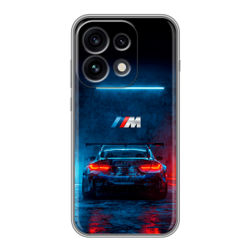 Силиконовый чехол на OPPO Reno 16 Pro с принтом BMW БМВ