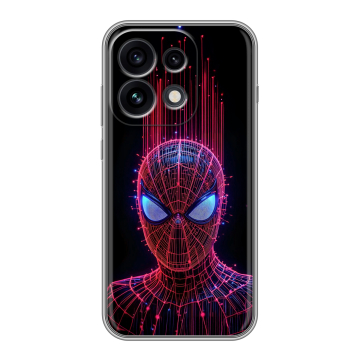Силиконовый чехол на OPPO Reno 16 Pro с принтом Spiderman Человек паук
