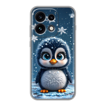 Силиконовый чехол на OPPO Reno 16 Pro с принтом Новый год