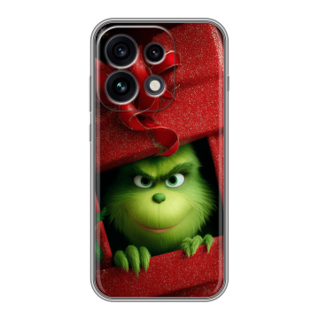 Силиконовый чехол на OPPO Reno 16 Pro с принтом Новый год