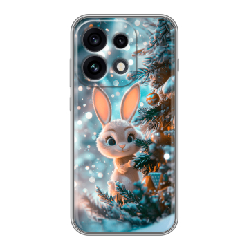 Силиконовый чехол на OPPO Reno 16 Pro с принтом Новый год Силиконовый чехол на OPPO Reno 16 Pro с принтом Новый год