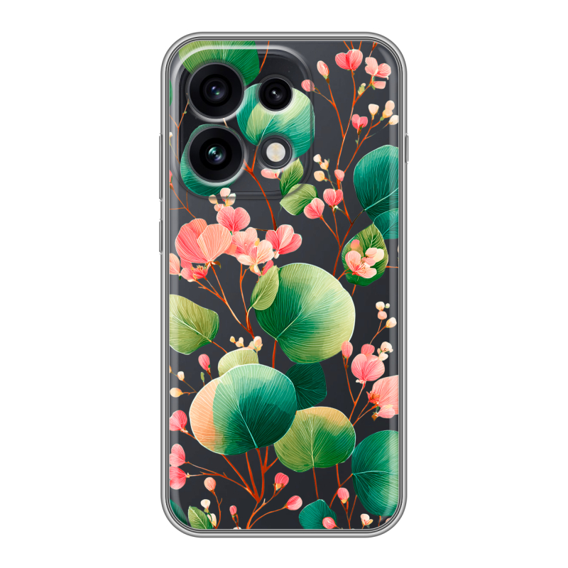 Силиконовый чехол на OPPO Reno 16 Pro с принтом женский Силиконовый чехол на OPPO Reno 16 Pro с принтом женский