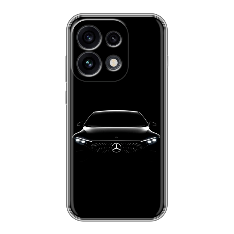 Силиконовый чехол на OPPO Reno 16 Pro с принтом Mercedes Мерседес Силиконовый чехол на OPPO Reno 16 Pro с принтом Mercedes Мерседес