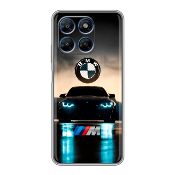 Силиконовый чехол на Motorola Moto G37 с принтом БМВ BMW