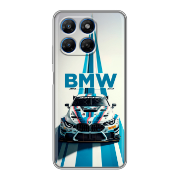 Силиконовый чехол на Motorola Moto G37 с принтом БМВ BMW