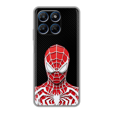 Силиконовый чехол на Motorola Moto G37 с принтом человек паук spiderman