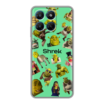 Силиконовый чехол на Motorola Moto G37 с принтом Шрек Shrek Силиконовый чехол на Motorola Moto G37 с принтом Шрек Shrek