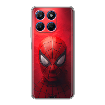Силиконовый чехол на Motorola Moto G37 с принтом Spiderman Человек паук