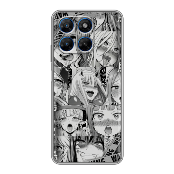 Силиконовый чехол на Motorola Moto G37 с принтом Ahegao Ахегао Аниме Силиконовый чехол на Motorola Moto G37 с принтом Ahegao Ахегао Аниме