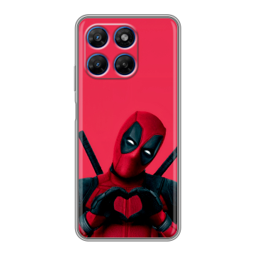 Силиконовый чехол на Motorola Moto G37 с принтом Дедпул Deadpool