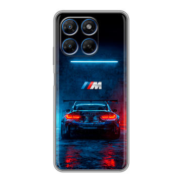 Силиконовый чехол на Motorola Moto G37 с принтом BMW БМВ