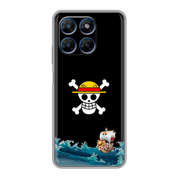 Силиконовый чехол на Motorola Moto G37 с принтом One Piece Ван Пис