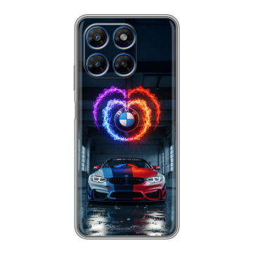 Силиконовый чехол на Motorola Moto G37 с принтом BMW БМВ