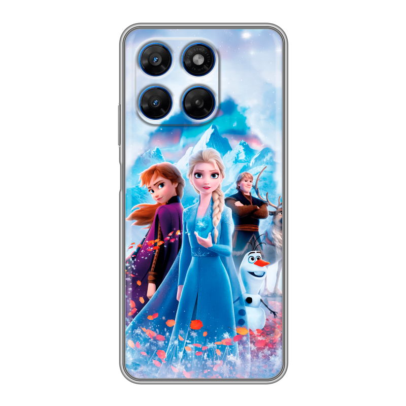 Силиконовый чехол на Motorola Moto G37 с принтом Холодное сердце Frozen Силиконовый чехол на Motorola Moto G37 с принтом Холодное сердце Frozen