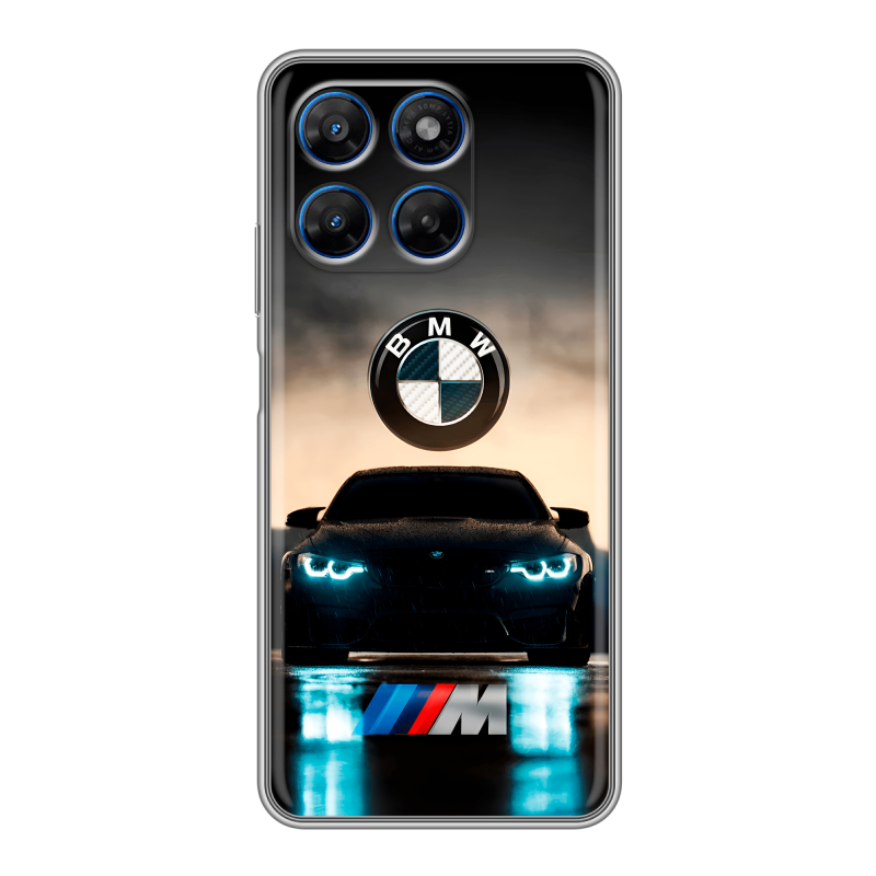 Силиконовый чехол на Motorola Moto G37 с принтом БМВ BMW Силиконовый чехол на Motorola Moto G37 с принтом БМВ BMW