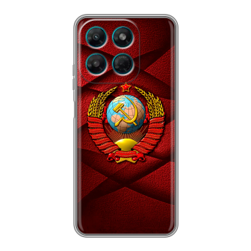 Силиконовый чехол на Motorola Moto G37 Power с принтом Герб СССР Силиконовый чехол на Motorola Moto G37 Power с принтом Герб СССР