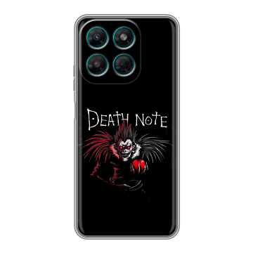Силиконовый чехол на Motorola Moto G37 Power с принтом Death note Тетрадь смерти Силиконовый чехол на Motorola Moto G37 Power с принтом Death note Тетрадь смерти
