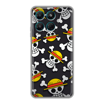 Силиконовый чехол на Motorola Moto G37 Power с принтом One Piece Ван Пис