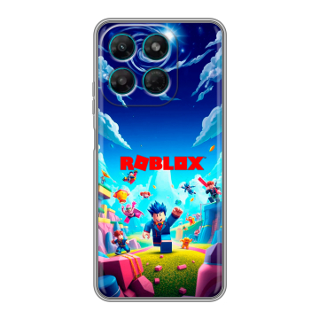 Силиконовый чехол на Motorola Moto G37 Power с принтом Roblox Роблокс Силиконовый чехол на Motorola Moto G37 Power с принтом Roblox Роблокс
