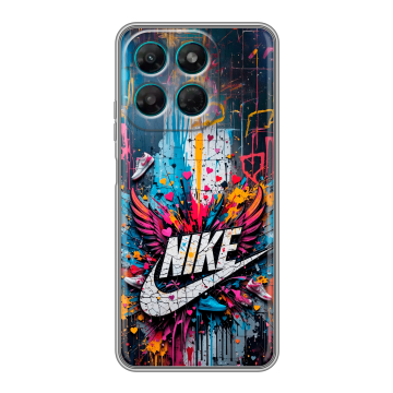 Силиконовый чехол на Motorola Moto G37 Power с принтом Nike Найк Силиконовый чехол на Motorola Moto G37 Power с принтом Nike Найк