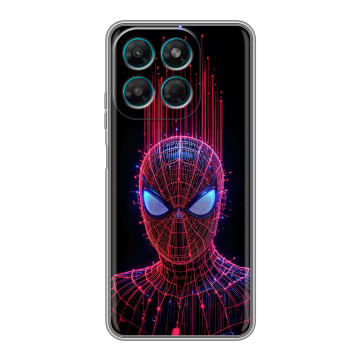 Силиконовый чехол на Motorola Moto G37 Power с принтом Spiderman Человек паук Силиконовый чехол на Motorola Moto G37 Power с принтом Spiderman Человек паук