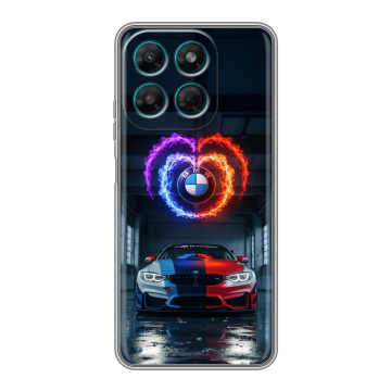 Силиконовый чехол на Motorola Moto G37 Power с принтом BMW БМВ Силиконовый чехол на Motorola Moto G37 Power с принтом BMW БМВ