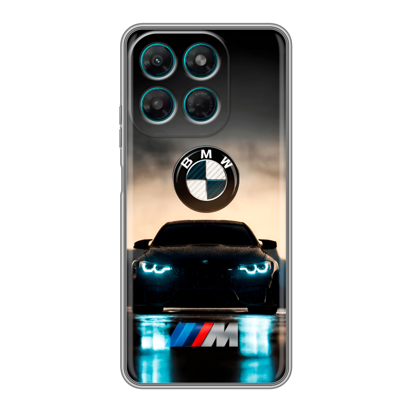 Силиконовый чехол на Motorola Moto G37 Power с принтом БМВ BMW Силиконовый чехол на Motorola Moto G37 Power с принтом БМВ BMW