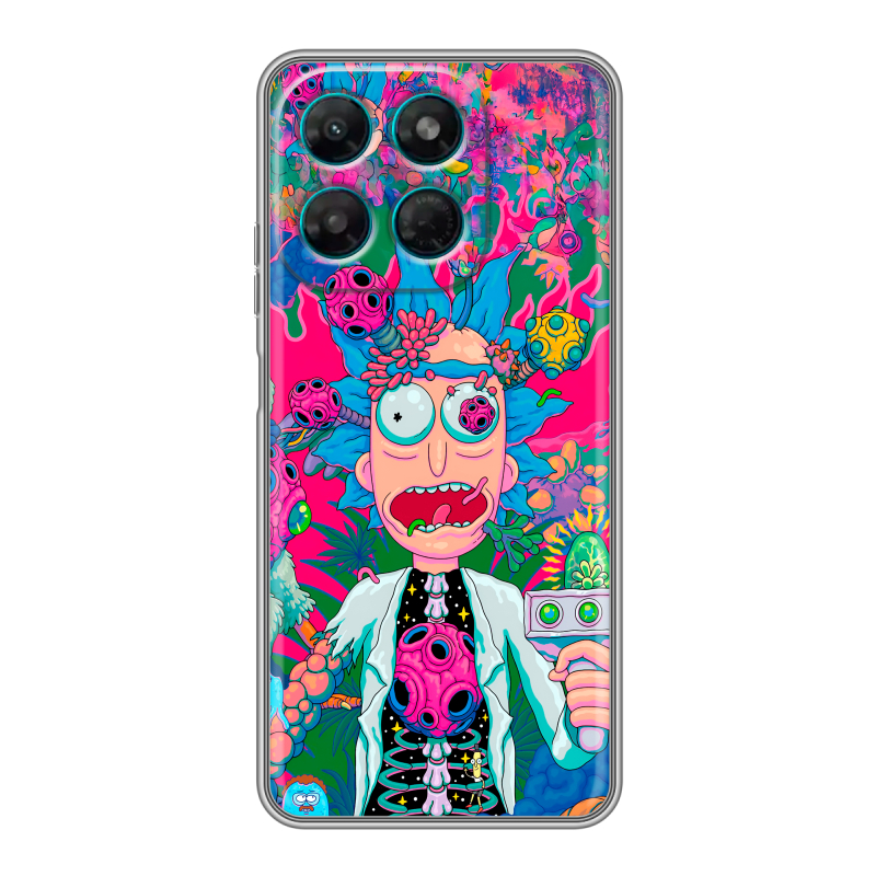 Силиконовый чехол на Motorola Moto G37 Power с принтом Рик и Морти Rick Morty Силиконовый чехол на Motorola Moto G37 Power с принтом Рик и Морти Rick Morty