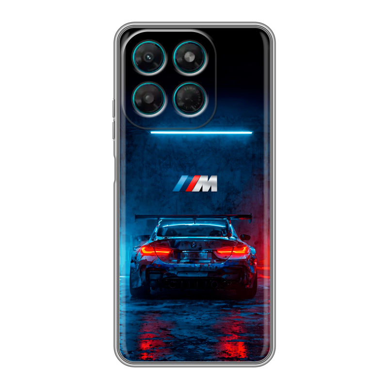 Силиконовый чехол на Motorola Moto G37 Power с принтом BMW БМВ Силиконовый чехол на Motorola Moto G37 Power с принтом BMW БМВ